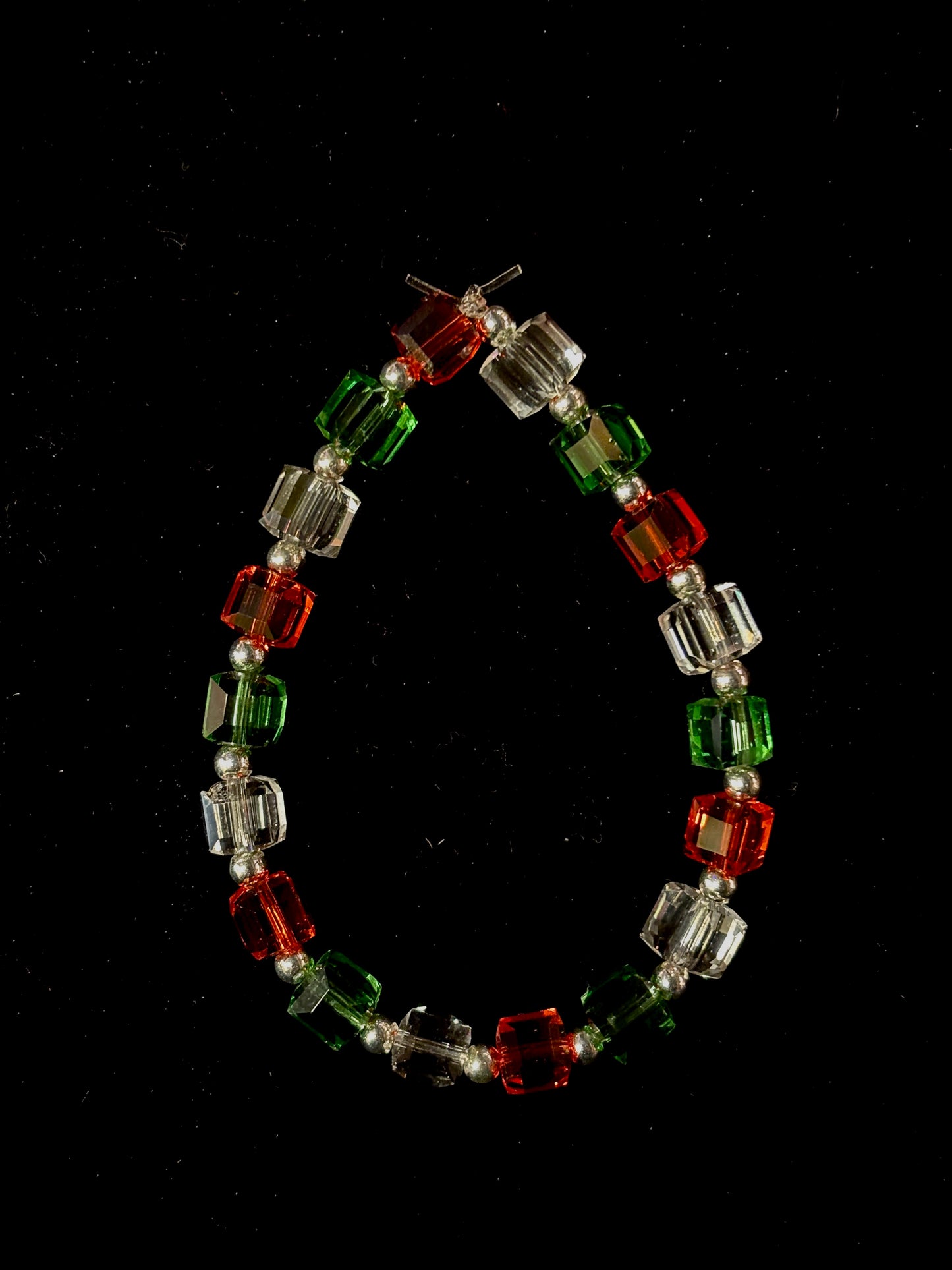 Square Crystal Holiday Bracelet