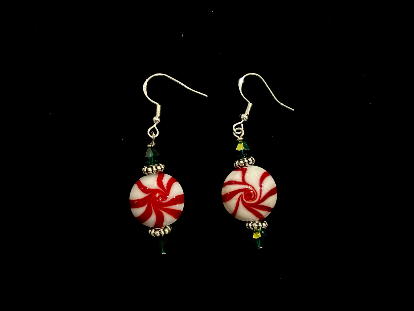 Peppermint Candy Earrings