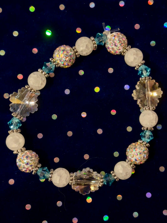 Ice Crystal Snowflake Bracelet