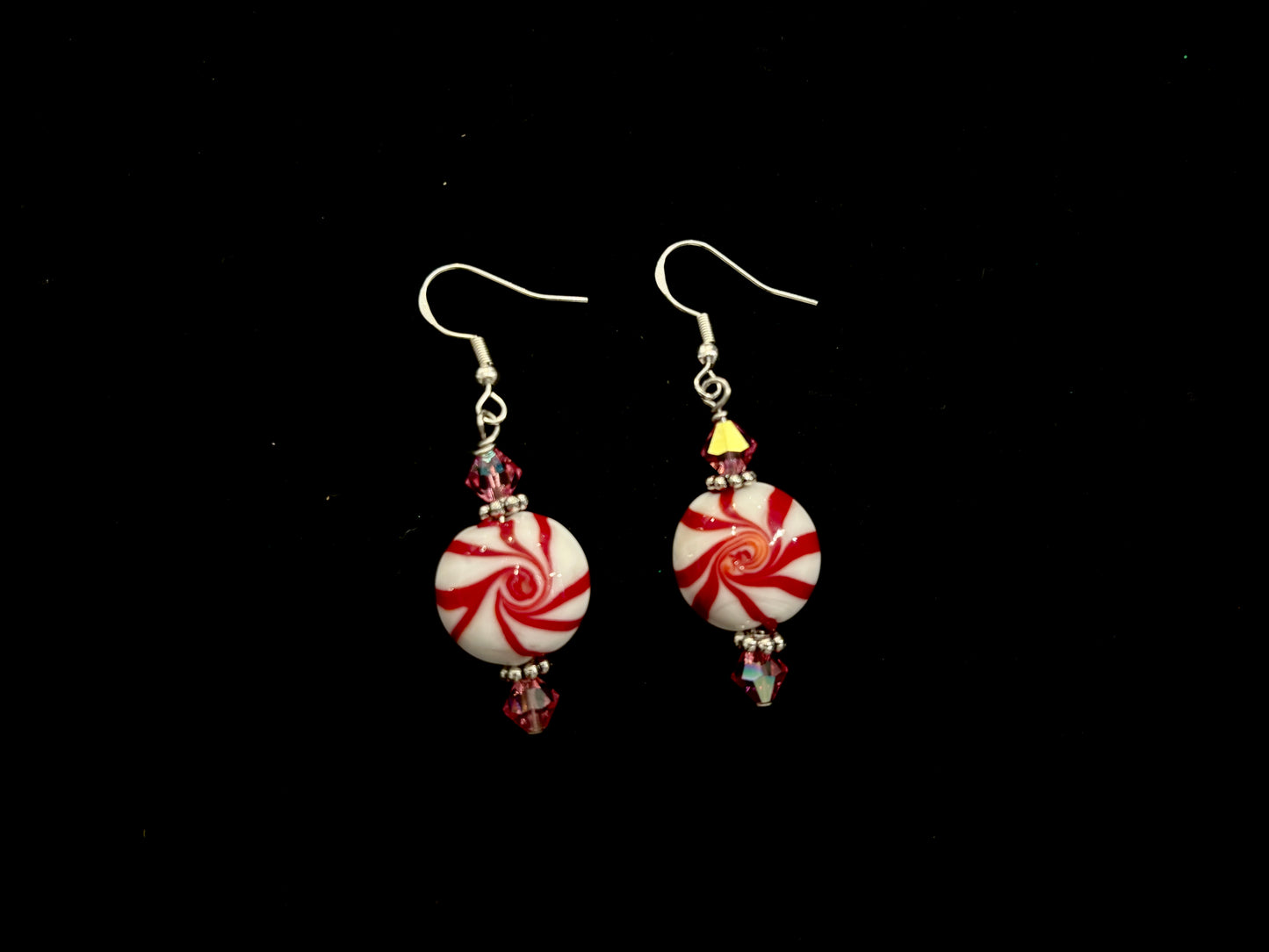 Peppermint Candy Earrings