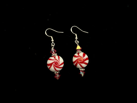 Peppermint Candy Earrings