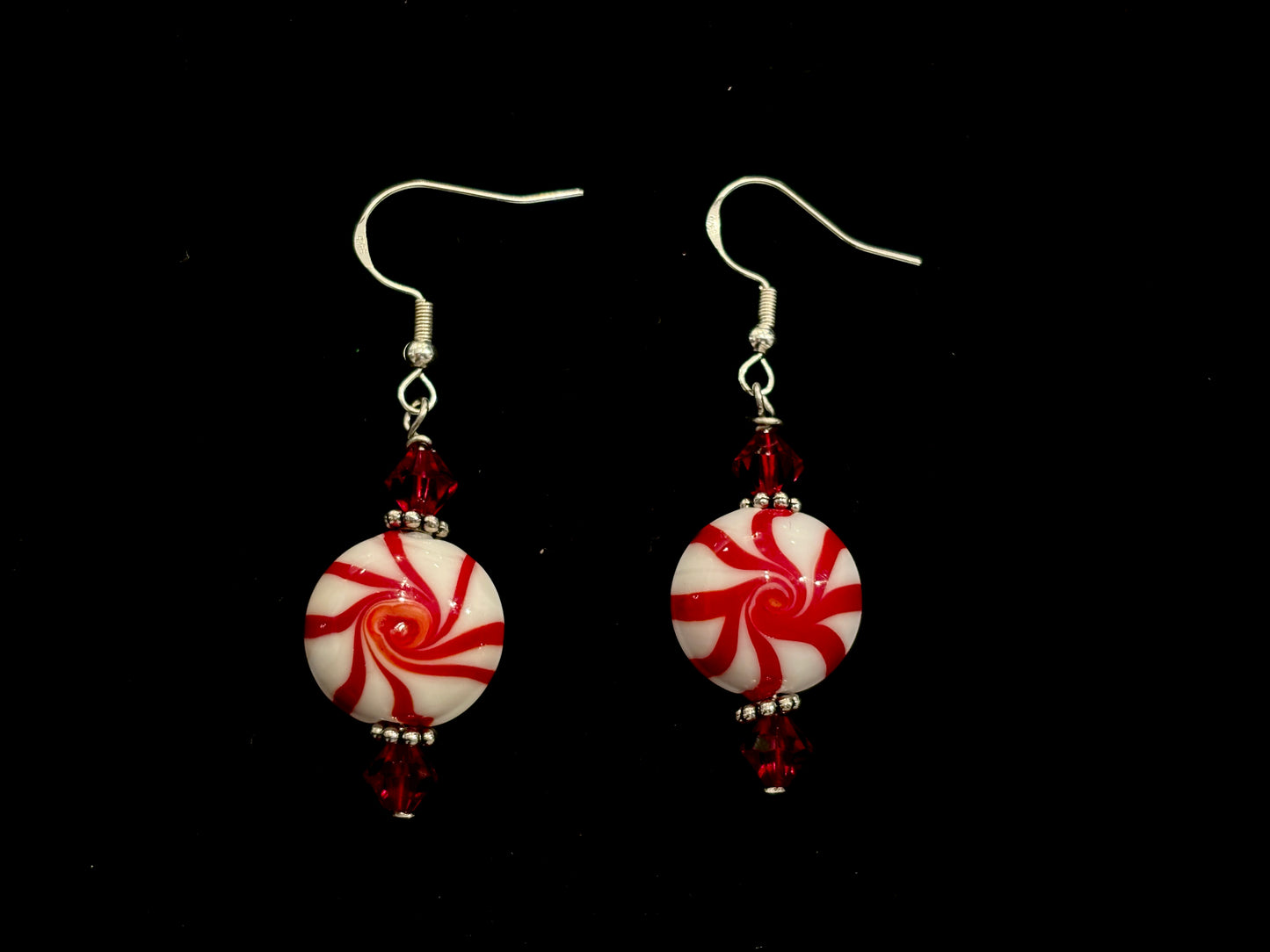 Peppermint Candy Earrings
