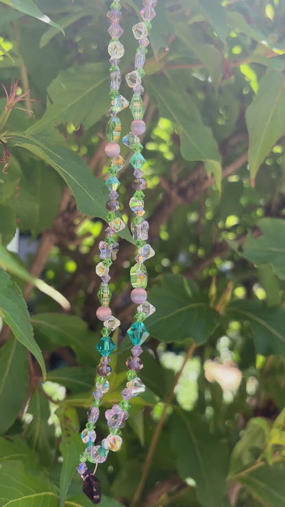Spring Crystal Bloom Necklace