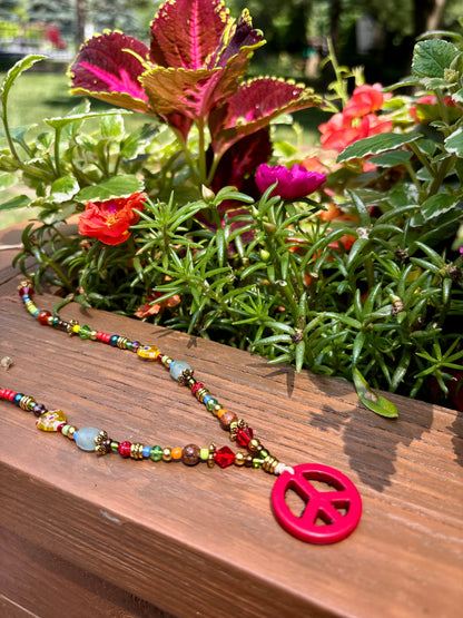 Ausable River Peace Necklace