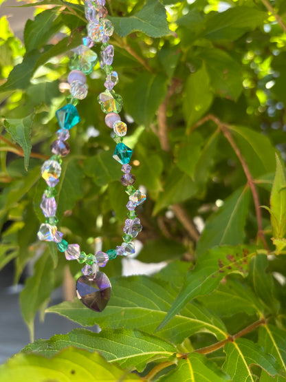 Spring Crystal Bloom Necklace